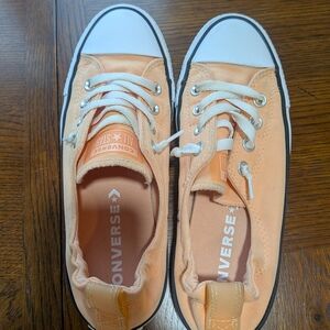 Converse Peach and White Women's Sneakers